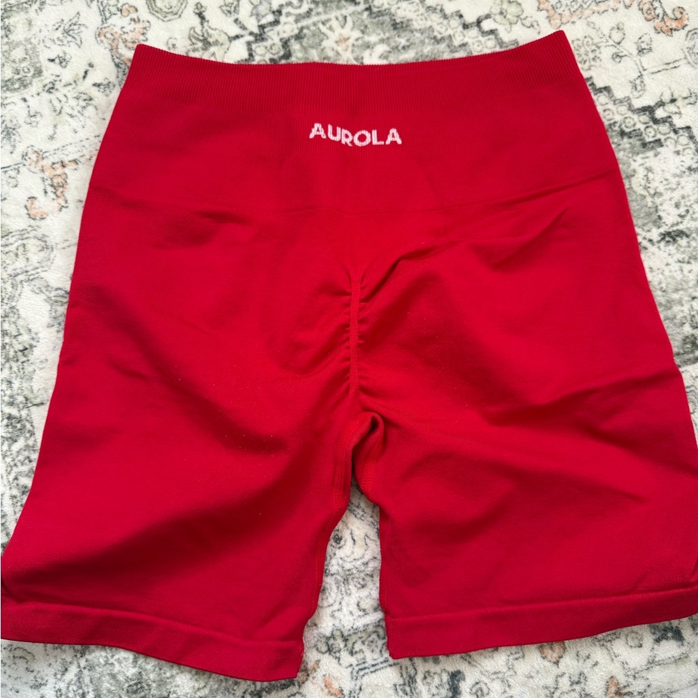 Aurola Red Shorts